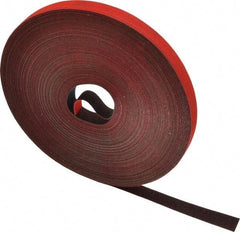 VELCRO Brand - 1/2" Wide x 25 Yd Long Self Fastening Tie/Strap Hook & Loop Roll - Continuous Roll, Red, Printable Surface - Caliber Tooling