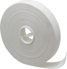 VELCRO Brand - 1" Wide x 25 Yd Long Self Fastening Tie/Strap Hook & Loop Roll - Continuous Roll, White, Printable Surface - Caliber Tooling