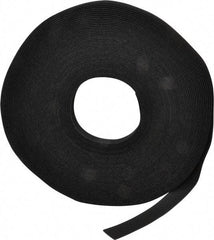 VELCRO Brand - 3/4" Wide x 25 Yd Long Self Fastening Tie/Strap Hook & Loop Roll - Continuous Roll, Black - Caliber Tooling