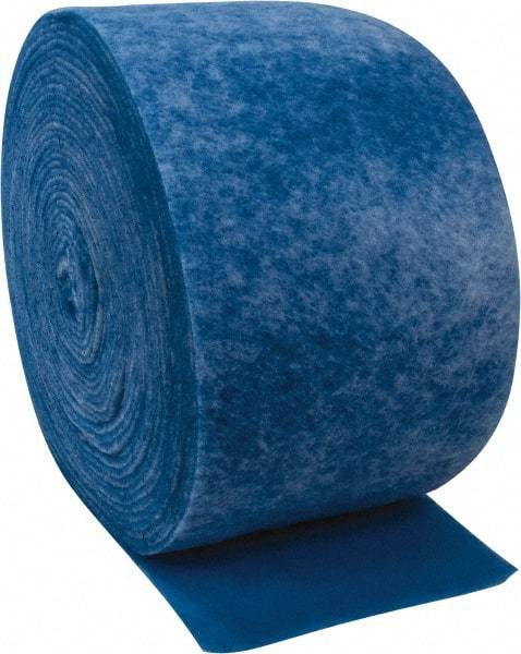 Made in USA - 135' Long x 20" Wide x 1/2" Thick Polyester Media Air Filter Media Roll - MERV 4, 80% Arrestance Efficiency, 500 FPM Max Air Flow, 0.1" wpg Init Resist, 1" wpg Final Resist, 30% Particle Capture Efficiency, Use with Any Unit - Caliber Tooling