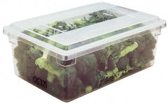 Rubbermaid - Rectangular, Clear Polycarbonate Food Tote Box - 12" High x 18" Wide x 26" Long - Caliber Tooling