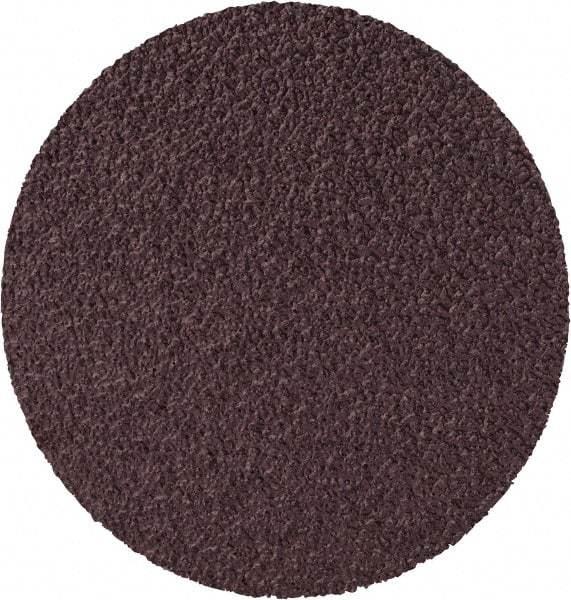 Superior Abrasives - 2" Diam, 60 Grit Aluminum Oxide Adhesive PSA Disc - Medium Grade, Brown, Cloth Backing, Flexible - Caliber Tooling