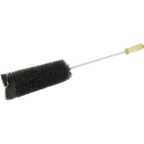 Radiator Brush, Twisted-in-wire Wood Handle, Black Horsehair Fill - Caliber Tooling