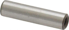 Jergens - 1/4" Diam x 1" Pin Length Alloy Steel Pull Out Dowel Pin - C 47-58 & C 60-64 (Surface) Hardness, 1 Beveled & 1 Threaded End - Caliber Tooling