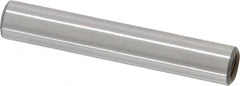 Jergens - 1/4" Diam x 1-1/2" Pin Length Alloy Steel Pull Out Dowel Pin - C 47-58 & C 60-64 (Surface) Hardness, 1 Beveled & 1 Threaded End - Caliber Tooling