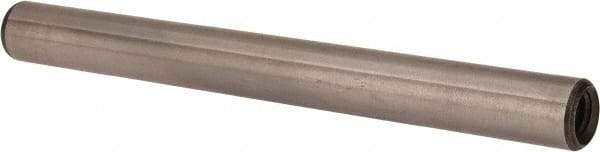 Jergens - 1/4" Diam x 2-1/2" Pin Length Alloy Steel Pull Out Dowel Pin - C 47-58 & C 60-64 (Surface) Hardness, 1 Beveled & 1 Threaded End - Caliber Tooling