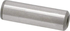 Jergens - 5/16" Diam x 1" Pin Length Alloy Steel Pull Out Dowel Pin - C 47-58 & C 60-64 (Surface) Hardness, 1 Beveled & 1 Threaded End - Caliber Tooling