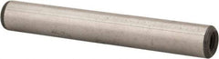 Jergens - 5/16" Diam x 2-1/4" Pin Length Alloy Steel Pull Out Dowel Pin - C 47-58 & C 60-64 (Surface) Hardness, 1 Beveled & 1 Threaded End - Caliber Tooling