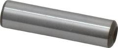 Jergens - 3/8" Diam x 1-1/2" Pin Length Alloy Steel Pull Out Dowel Pin - C 47-58 & C 60-64 (Surface) Hardness, 1 Beveled & 1 Threaded End - Caliber Tooling