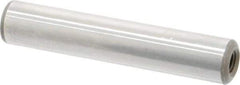 Jergens - 3/8" Diam x 2" Pin Length Alloy Steel Pull Out Dowel Pin - C 47-58 & C 60-64 (Surface) Hardness, 1 Beveled & 1 Threaded End - Caliber Tooling