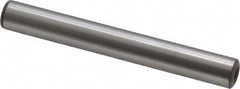 Jergens - 3/8" Diam x 3" Pin Length Alloy Steel Pull Out Dowel Pin - C 47-58 & C 60-64 (Surface) Hardness, 1 Beveled & 1 Threaded End - Caliber Tooling