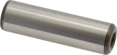 Jergens - 1/2" Diam x 1-3/4" Pin Length Alloy Steel Pull Out Dowel Pin - C 47-58 & C 60-64 (Surface) Hardness, 1 Beveled & 1 Threaded End - Caliber Tooling