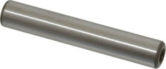 Jergens - 1/2" Diam x 3" Pin Length Alloy Steel Pull Out Dowel Pin - C 47-58 & C 60-64 (Surface) Hardness, 1 Beveled & 1 Threaded End - Caliber Tooling