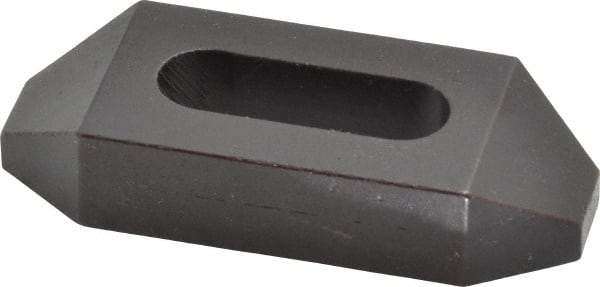 Gibraltar - 5/16, 3/8" Stud, Steel, Plain Strap Clamp - 13/16" Travel, 2-1/2" OAL x 1" Wide x 1/2" High, Black Oxide Finish, Tapered Nose - Caliber Tooling