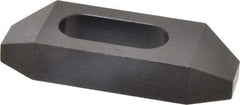 Gibraltar - 3/4" Stud, Steel, Plain Strap Clamp - 1-1/16" Travel, 4" OAL x 1-1/2" Wide x 3/4" High, Black Oxide Finish, Tapered Nose - Caliber Tooling