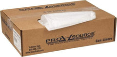 PRO-SOURCE - 0.35 mil Thick, Household/Office Trash Bags - 33" Wide x 39" High, Clear - Caliber Tooling