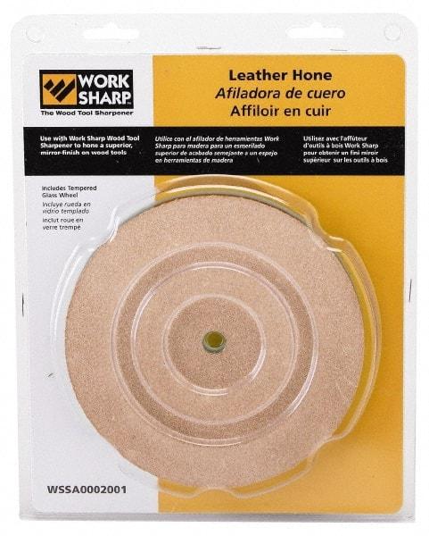 Work Sharp - 6 Inch Outside Diameter Leather Hone Kit - Work Sharp 3000 Machine Compatible - Caliber Tooling