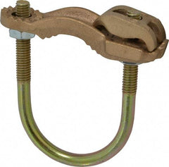 Thomas & Betts - 4 to 4/0 AWG Compatible U-bolt Rod Clamp - Bronze, CSA Certified, UL File E3060, UL Listed - Caliber Tooling