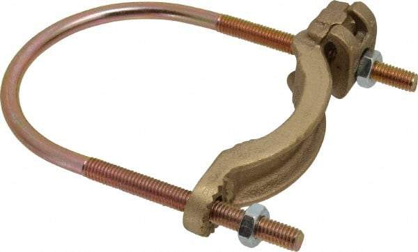 Thomas & Betts - 4 to 4/0 AWG Compatible U-bolt Rod Clamp - Bronze, CSA Certified, UL File E3060, UL Listed - Caliber Tooling