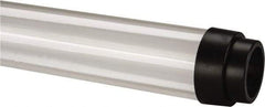 Made in USA - 48 Inch Long, Clear, Fluorescent Lamp Sleeve - T8 Shape - Caliber Tooling