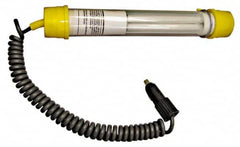 Made in USA - 12 Volt, 13 Watt, Black Fluorescent Work Lights - 1 Amps, 18/2 Wire Gage, PL/13 Special Lamp - Caliber Tooling