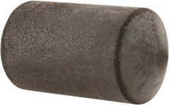 Made in USA - 1" Max Diam x 1-3/4" Long, Cone, Rubberized Point - Medium Grade, Silicon Carbide, 1/4" Arbor Hole, Unmounted - Caliber Tooling