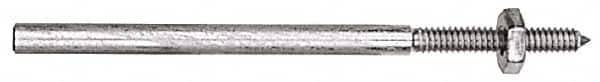 Made in USA - 3/32" Shank Rubberized Abrasive Point Mandrel - 1/16" Hole Compatibility, for Points - Caliber Tooling