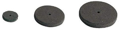 Made in USA - 1-1/2" Diam x 1/16" Hole x 1/16" Thick, 240 Grit Surface Grinding Wheel - Aluminum Oxide/Silicon Carbide Blend, Very Fine Grade, 15,000 Max RPM - Caliber Tooling