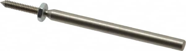 Made in USA - 1/8" Shank Rubberized Abrasive Point Mandrel - 1/16" Hole Compatibility, for Points - Caliber Tooling