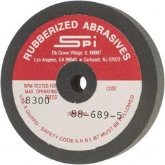 Made in USA - 2-1/2" Diam x 1/4" Hole x 3/8" Thick, 240 Grit Surface Grinding Wheel - Aluminum Oxide/Silicon Carbide Blend, Very Fine Grade, 8,300 Max RPM - Caliber Tooling