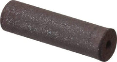 Made in USA - 1/4" Max Diam x 7/8" Long, Cylinder, Rubberized Point - Fine Grade, Silicon Carbide, 1/16" Arbor Hole, Unmounted - Caliber Tooling