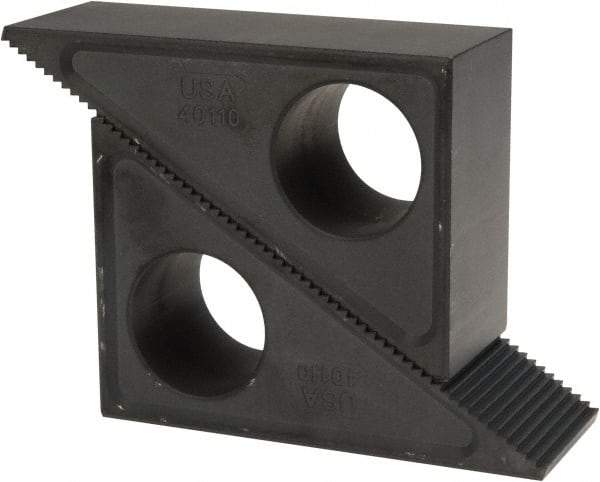 Gibraltar - 2 Piece, 3-1/2 to 9" Height Adjustment, Steel Step Block - 1/16" Step Depth, 1/8" Step Elevation, 2" Width, 5-21/64" Base Depth, 3-7/16" Height - Caliber Tooling