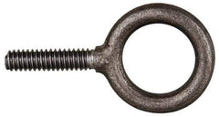 Gibraltar - 3,500 Lb Capacity, Steel, 5/8-11 Thread, Fixed Lifting Eye Bolt - Fully Threaded, 1-3/4" Shank, 1-3/4" Thread Length, No Shoulder - Caliber Tooling