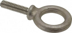 Gibraltar - 900 Lb Capacity, Steel, 5/16-18 Thread, Fixed Lifting Eye Bolt - Fully Threaded, 1-1/8" Shank, 1-1/8" Thread Length, Shoulder - Caliber Tooling