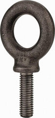 Gibraltar - 2,400 Lb Capacity, Steel, 1/2-13 Thread, Fixed Lifting Eye Bolt - Fully Threaded, 1-1/2" Shank, 1-1/2" Thread Length, Shoulder - Caliber Tooling