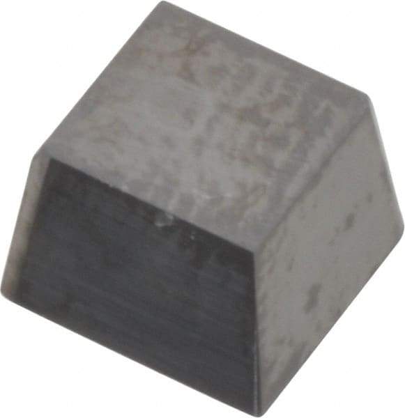 Cutting Tool Technologies - 12151215 Carbide Milling Insert - Uncoated, 1/8" Thick, 0.007" Inscribed Circle, 0.215" Corner Radius - Caliber Tooling