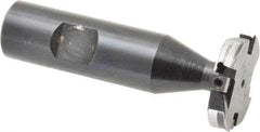 Cutting Tool Technologies - 1/4 Inch Cutting Width, 1.265 Inch Cutting Diameter, 4 Cutter Inserts, 3/4 Inch Shank Diameter, 1215 Insert Style, Indexable Keyseat Cutter - Inch Long Shank - Caliber Tooling