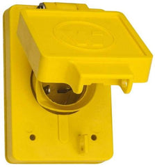 Value Collection - 250 VAC, 20 Amp, 6-20P NEMA, Ungrounded Receptacle - 2 Poles, 3 Wire, Male End, Yellow - Caliber Tooling