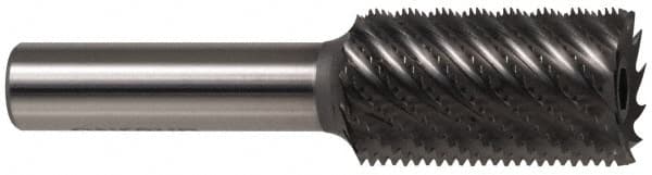 Onsrud - 2-3/4" Cutting Diam x 1" Length of Cut, 36 Flute, Downcut Spiral Router Bit - Uncoated, Right Hand Cut, High Speed Steel, 3-1/2" OAL x 1/2" Shank Diam, Core - Caliber Tooling