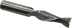 Onsrud - 1/2" Cutting Diam x 1-5/8" Length of Cut, 2 Flute, Upcut Spiral Router Bit - Uncoated, Left Hand Cut, Solid Carbide, 3-1/2" OAL x 1/2" Shank Diam, Double Edge, 30° Helix Angle - Caliber Tooling