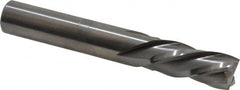 Onsrud - 1/2" Cutting Diam x 1-1/8" Length of Cut, 4 Flute, Downcut Spiral Router Bit - Uncoated, Right Hand Cut, Solid Carbide, 3-1/2" OAL x 1/2" Shank Diam, Four Edge, 30° Helix Angle - Caliber Tooling