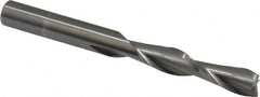 Onsrud - 1/4" Cutting Diam x 1" Length of Cut, 2 Flute, Downcut Spiral Router Bit - Uncoated, Left Hand Cut, Solid Carbide, 2-1/2" OAL x 1/4" Shank Diam, Double Edge, 30° Helix Angle - Caliber Tooling