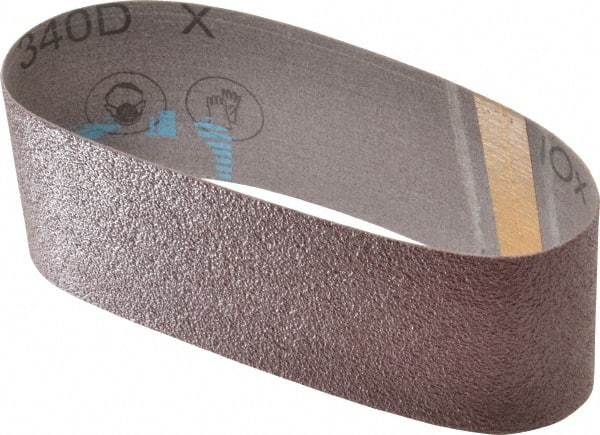 3M - 3" Wide x 18" OAL, 50 Grit, Aluminum Oxide Abrasive Belt - Aluminum Oxide, Coarse, Coated, X Weighted Cloth Backing, Series 340D - Caliber Tooling