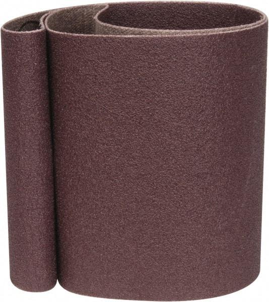 3M - 3" Wide x 21" OAL, 100 Grit, Aluminum Oxide Abrasive Belt - Aluminum Oxide, Fine, Coated, X Weighted Cloth Backing, Series 341D - Caliber Tooling