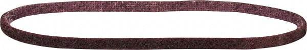 3M - 1/4" Wide x 18" OAL, Aluminum Oxide Abrasive Belt - Aluminum Oxide, Medium, Nonwoven, Series SC-BS - Caliber Tooling