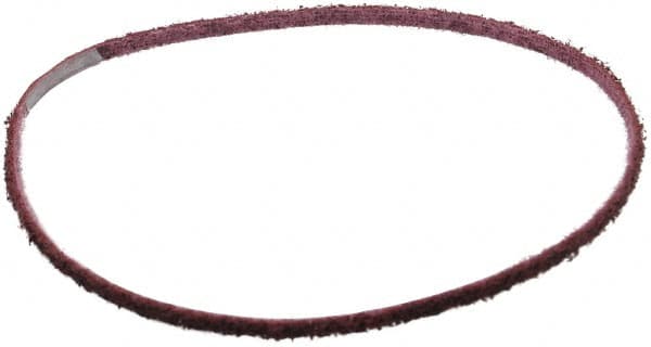 3M - 1/4" Wide x 24" OAL, Aluminum Oxide Abrasive Belt - Aluminum Oxide, Medium, Nonwoven, Series SC-BS - Caliber Tooling