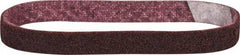 3M - 3/4" Wide x 18" OAL, Aluminum Oxide Abrasive Belt - Aluminum Oxide, Medium, Nonwoven, Series SC-BS - Caliber Tooling