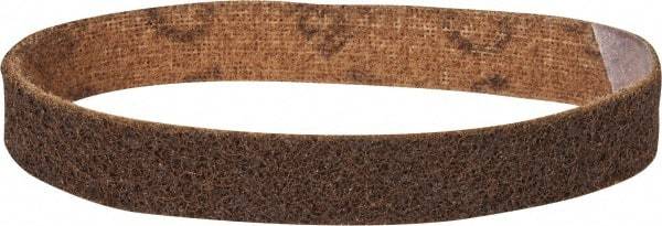 3M - 1" Wide x 18" OAL, Aluminum Oxide Abrasive Belt - Aluminum Oxide, Coarse, Nonwoven, Series SC-BS - Caliber Tooling