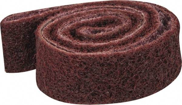 3M - 1" Wide x 42" OAL, Aluminum Oxide Abrasive Belt - Aluminum Oxide, Medium, Nonwoven, Series SC-BS - Caliber Tooling