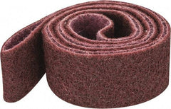 3M - 2" Wide x 72" OAL, Aluminum Oxide Abrasive Belt - Aluminum Oxide, Medium, Nonwoven, Series SC-BS - Caliber Tooling